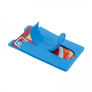 Silikone tegnebog telefonhus med kortholder tilnæsten alle smartphones