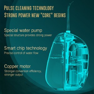 Fabrik forsyning oral pleje sterilisering tand renser bærbar vand flosser tænder rengøring og whitening bærbare folding tænder