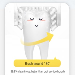 Safe Ultrasonic Silicone Kids \\\\ \'Elektriske tandbørste Kids Music Pensel med sjov