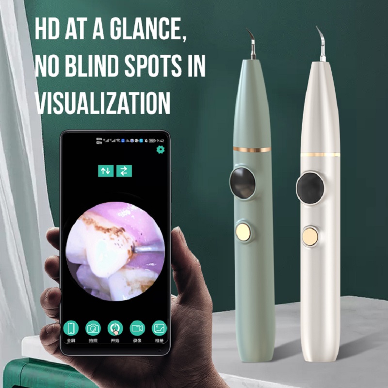 Elektrisk tandbørste synlig ultralyd tandrenser med kamera