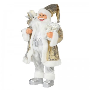 30 ~ 110cm Jul Santa Claus Ornament Deluxe Decoration Festival Holiday Figurine Collection Traditional Xmas