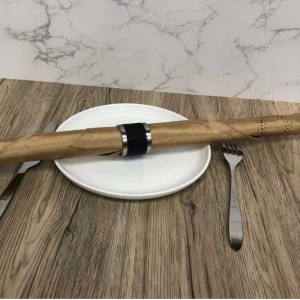 Smukke håndlavede aftensmad serviet ringe