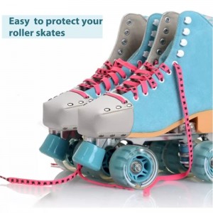 Ny PU Læder Toe Guard Protectors Roller Skate Cap Shoes Cover Farverig