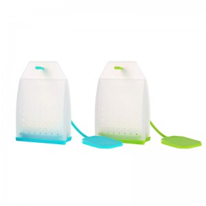 Silikone te infuser, løs blad te filter tasker sil