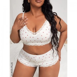 2022 Lenceria Trendy Transparent Lace Bralette Sæt Se gennem Hollow Out Hot Sexy Women Lingerie