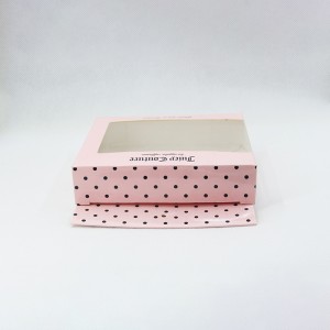 Papirboks med vindue