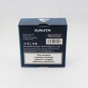 Digital elektronisk produktemballage boks