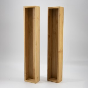 Natural Bamboo Stracking Drawer Organized Set
