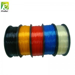 Pinrui 3D-printer 1.75mm PLA skinnende mousserende glitter filament til 3D-printer