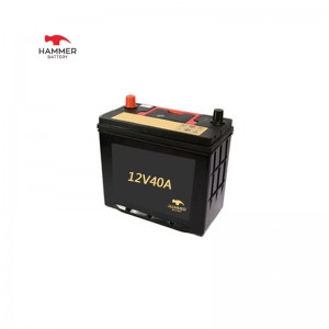 Bilbatteri 12v40a.
