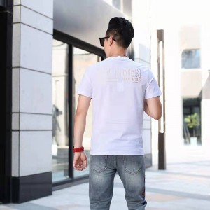 Digital print strikket t-shirt