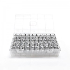 Ruby rammer forstøvningsdysen