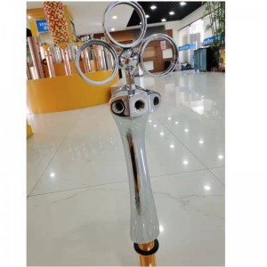 Udkast til øltårn med et tryk eller tre tryk