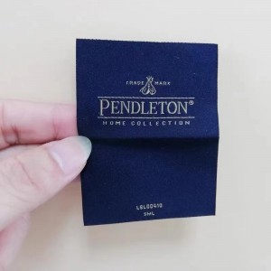 Tilpasset krave etiket Vaske etiketiketiketiket Custom-made tøj krave etiket klud label skræddersyet vask mark vævet mærke etiket