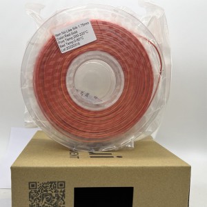 Pinrui Højkvalitets Red-Gold Rainbow 1.75mm 3D-printer PLA-filament