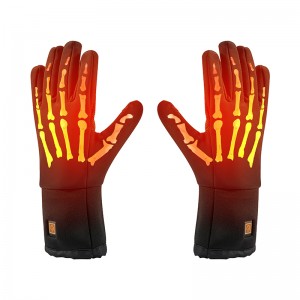 Elektriske vandtæt varme handsker til skiløb, justerbar temperaturbatteriopvarmning Handsker til mænd/women