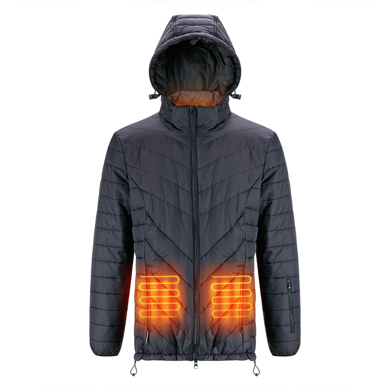Populære batteristrømmenopvarmede jakker til mænd, godt til vinteren iført