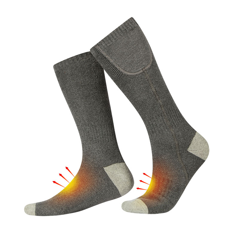 Opvarmede vandreture til klud vejr, genopladelige batteriopvarmere til kronisk kolde fødder