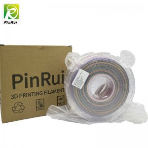 Pinrui Glitter PLA 1.75mm 3D Printer Filament Sparkle Twinkling Rainbow Color