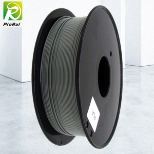 Pinrui Højkvalitets 1kg 3D PLA Printer Filament Grå farve