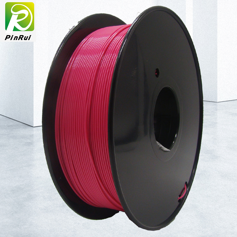 Pinrui Højkvalitets 1kg 3D PLA-printerfilament Dark PinkColor