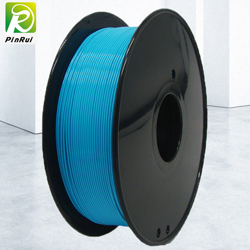 Pinrui høj kvalitet 1kg 3d pla printer filament vand blå farve