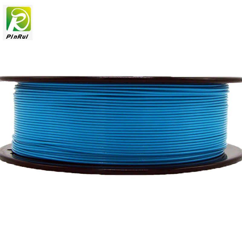 Pinrui høj kvalitet 1kg 3d pla printer filament vand blå farve