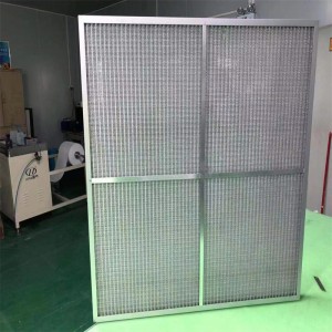 Kommercielt køkkenområde Hood Metal Mesh Fedtfilter/aluminum Vaskbar Plisset Panel Pre HVAC Filter