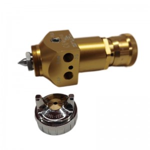 Automatisk strømafbryderpistol 0.8/1.2 mm Dyse Industriel forstøvning Pneumatisk maling Værktøj Lavtryk justerbar for robot