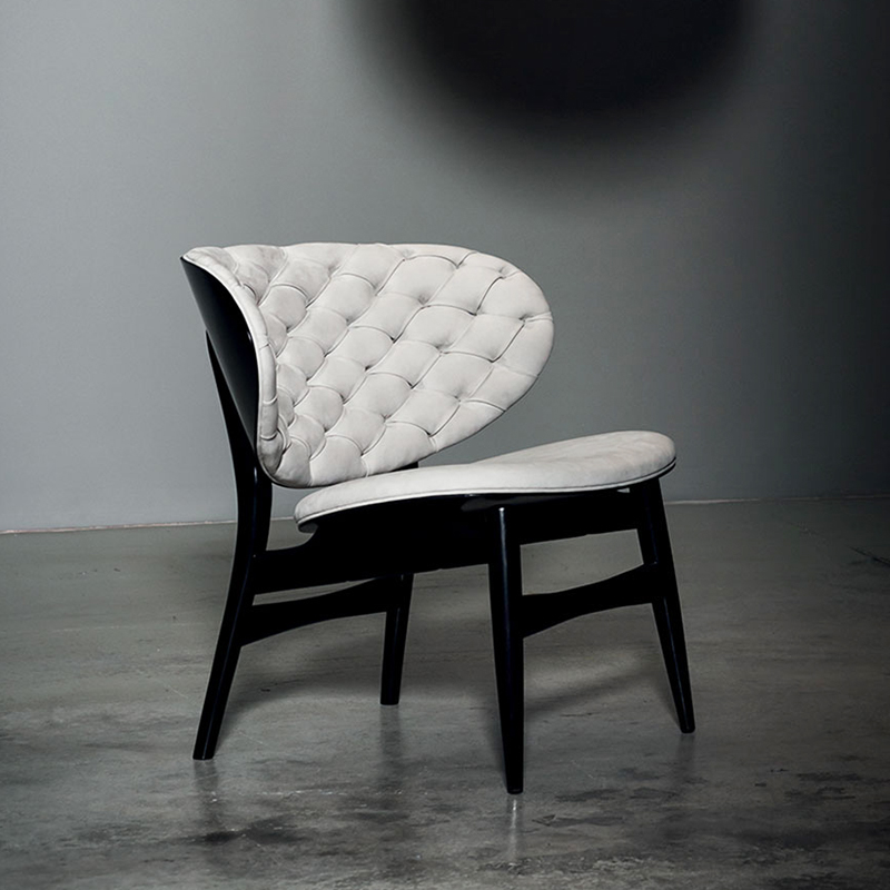 Høj kvalitet moderne design høj ryg accent stol luksus ægte læder sofa stol til stue