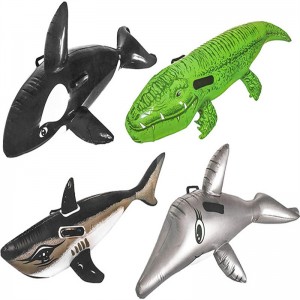 Sort hval oppustelig flyde række børn svømning ring oppustelig hval ride