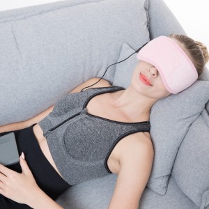 Tilpasset blød overflade eletrisk opvarmet øjenmaske, USB Eye Warmer