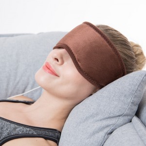 Tilpasset blød overflade eletrisk opvarmet øjenmaske, USB Eye Warmer