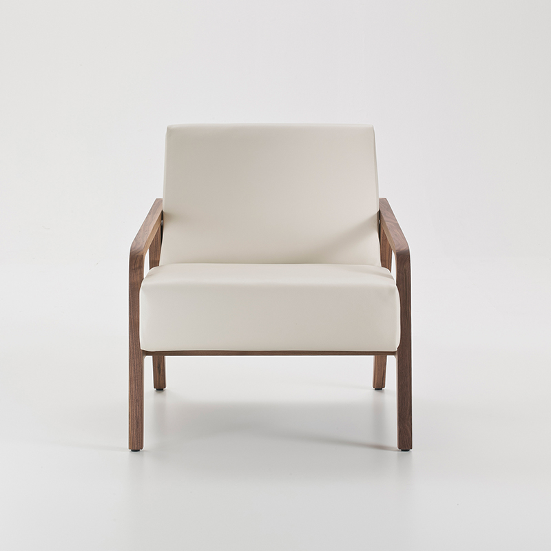 Moderne møbler design stue single sæde sofa bentwood læder chaiselong stole med osmannisk
