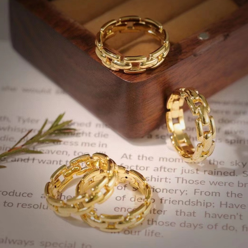 9k/10k/14k/18k rigtige guld ring smykker gaver til kvinder i gul guld/white guld/rose guld