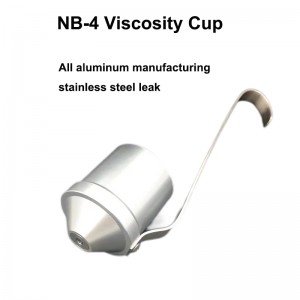 Rustfrit stål Viskositet Cup Laboratorie Viscometer Lab Paint Printing Blæk Viskositet Test Cup