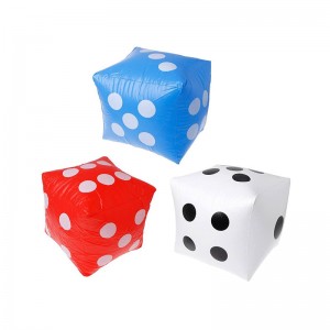 Specialfremstillede oppustelige terninger Storblæsningskub, poolfestdekoration