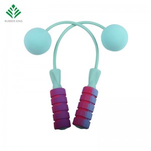 Ropeless Jump Rope, vægtet trådløst spring reb til fitness træning, justerbart springende reb hoppet reb for kvindelige mænd og børn