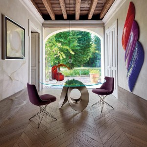 Kinesisk stil moderne 1,8 m spisebord Stor restaurant MDF Træ rundt spisebord sæt 10 sæder