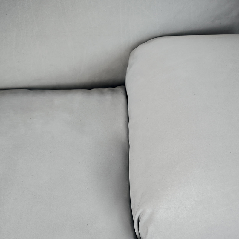 Italiensk læder træ moderne 3 sæders stoffer sofa sæt til stue