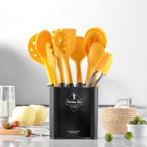 10 stk. Varmebestandigt køkkentilbehør Nonstick Cooking Tools Silicone Kitchen Lues -redskaber Set