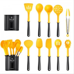 10 stk. Varmebestandigt køkkentilbehør Nonstick Cooking Tools Silicone Kitchen Lues -redskaber Set