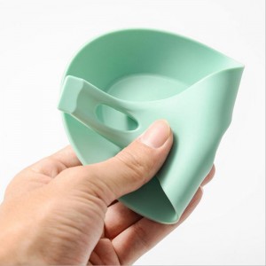 Engrosvarmebestandig køkkenkeholder Holder Almond Form Silicone Spoon Rest