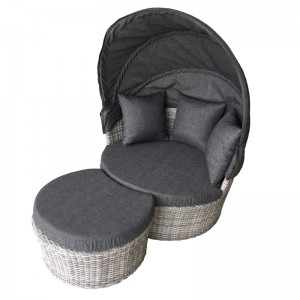 Alum&Wicker Sunbed Set 83288c