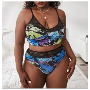 Nyt blonder trykt behageligt undertøjssæt: Fabrik engros