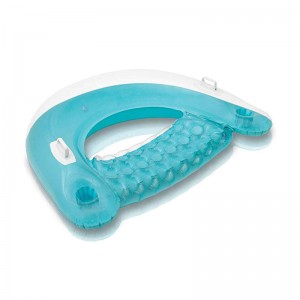 Hot pvc oppustelig hvilestol sofa float seng float udendørs strandstol