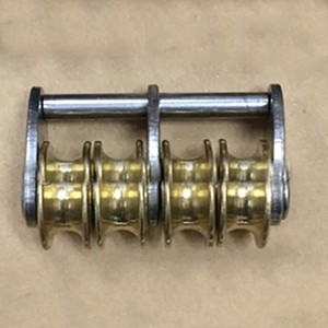 Rustfrit stål marine remskiver til sejlplade