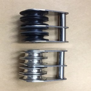 Rustfrit stål marine remskiver til sejlplade