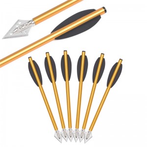 Elongarrow 160 mm aluminium pilbolte til pistolkorsbue udendørs jagt