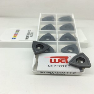 WCMT Indsæt bearbejdning af stål, rustfrit stål, støbejern, aluminiumslegering, messing